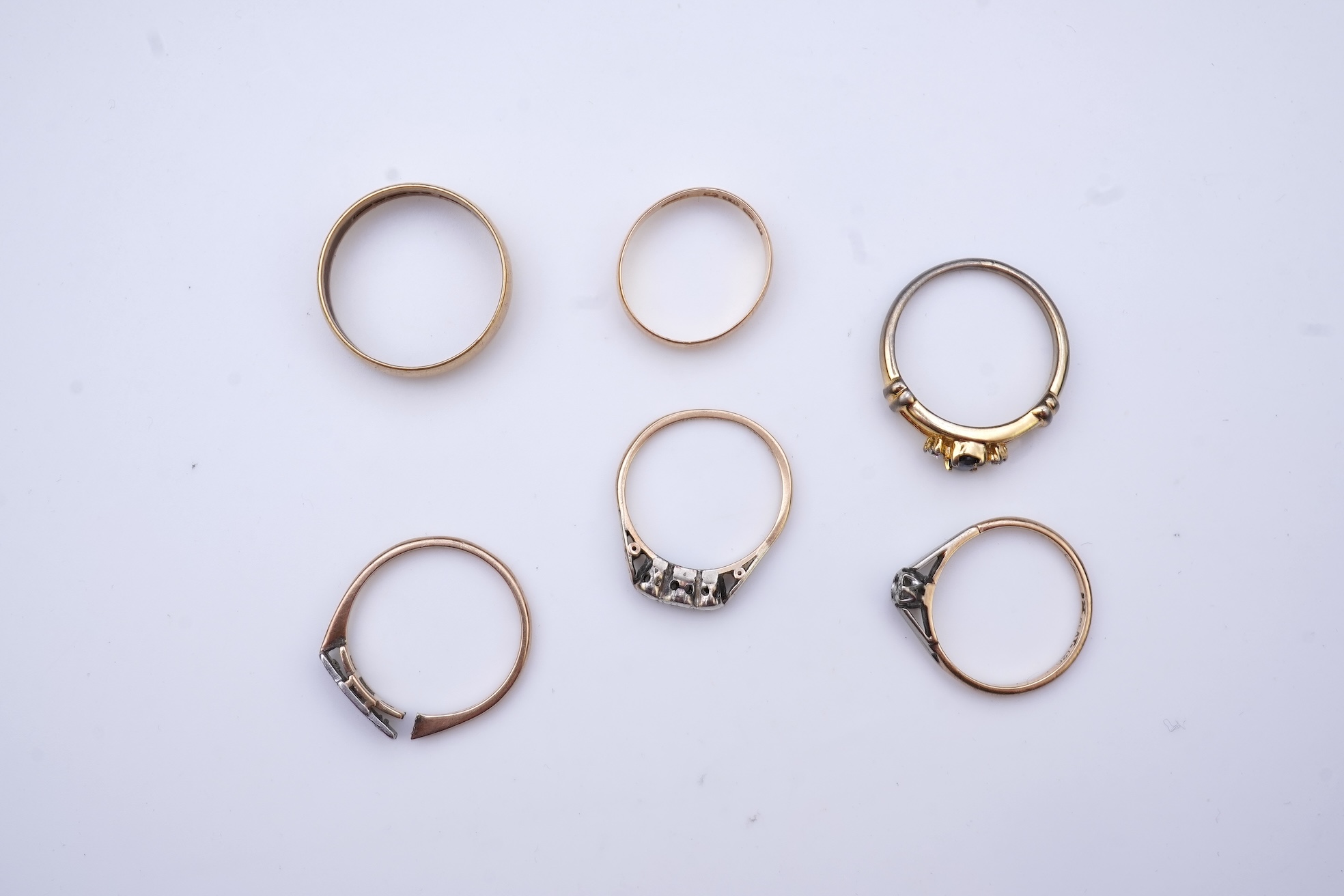 A collection of five rings